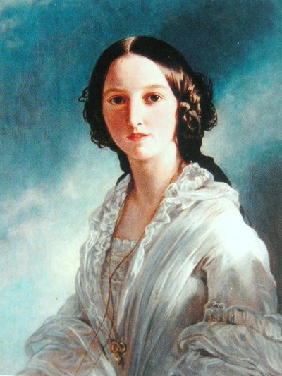 Feodora of Hohenlohe-Langenburg by Franz Xaver Winterhalter